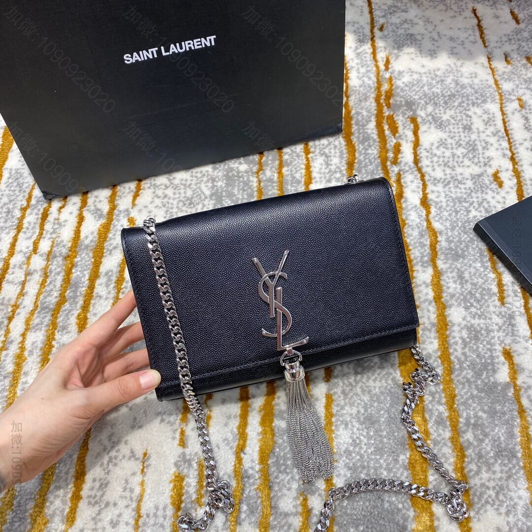 圣罗兰 Saint Laurent YSL KATE 20 流苏链条包 47...