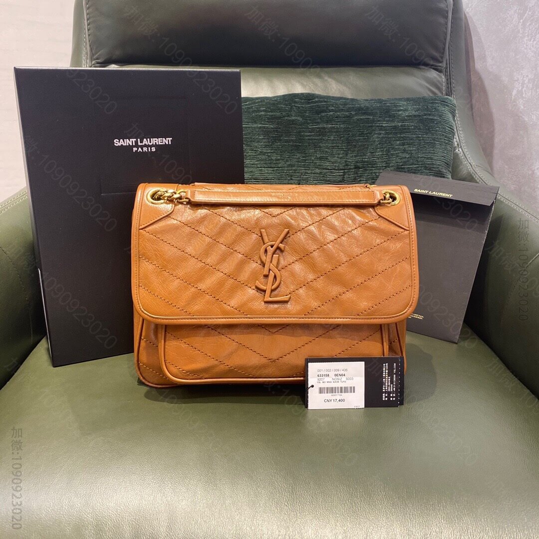 圣罗兰 Saint Laurent YSL Niki 28 新版本单肩斜跨包...