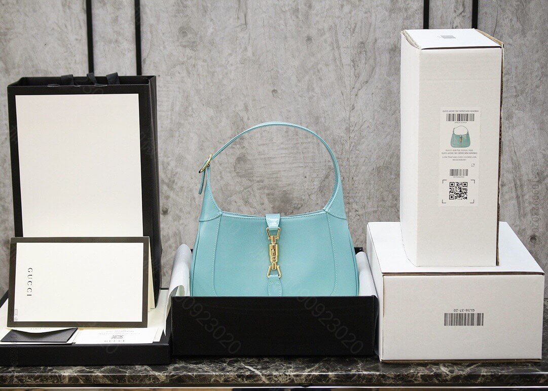 Gucci Jackie 1961系列小号单肩斜跨包 636709 10O0...