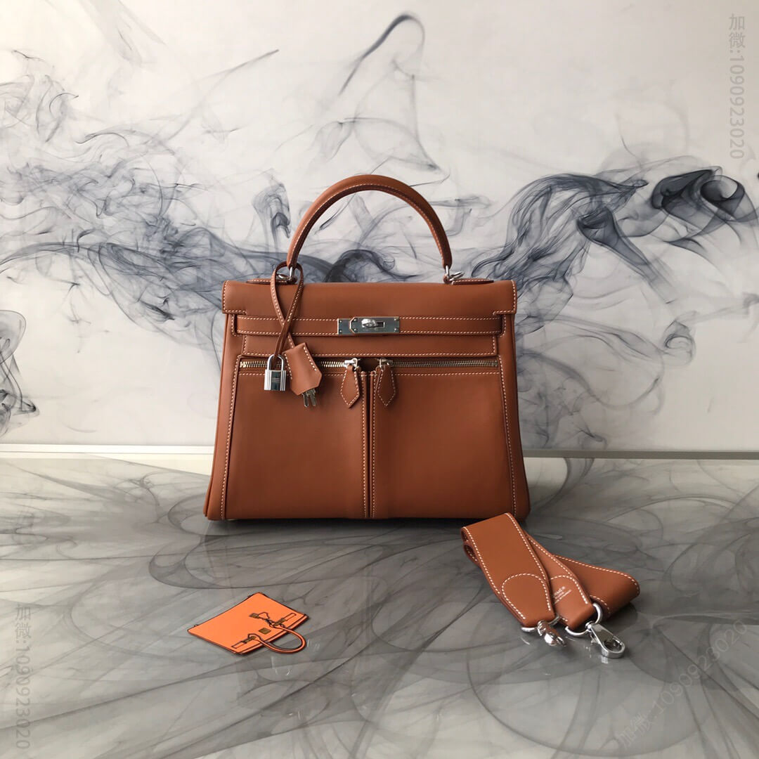 Hermes爱马仕 kelly Lakis 32CM 半手工蜡线 swift皮
