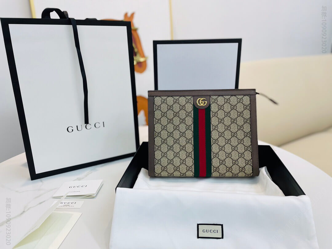 Gucci古驰 Ophidia系列手拿包 625549 96IWG 8745