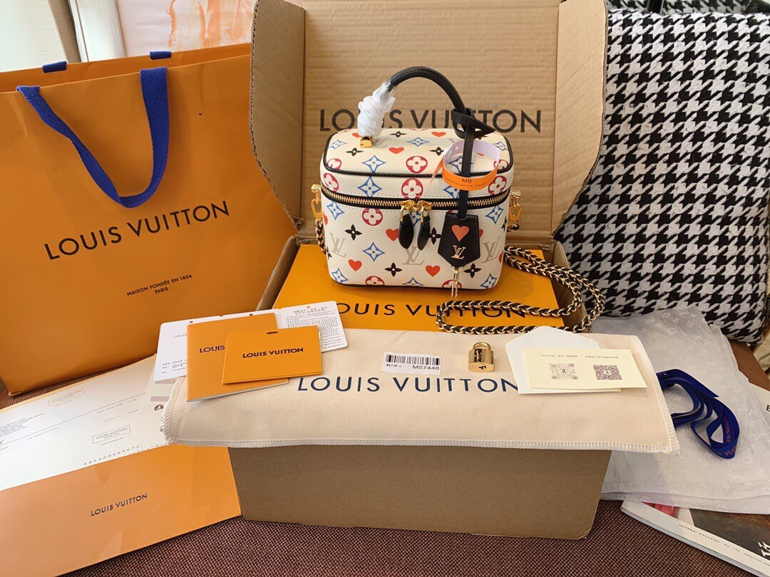 Louis Vuitton LV M57458 Vanity 三彩扑克牌盒子...