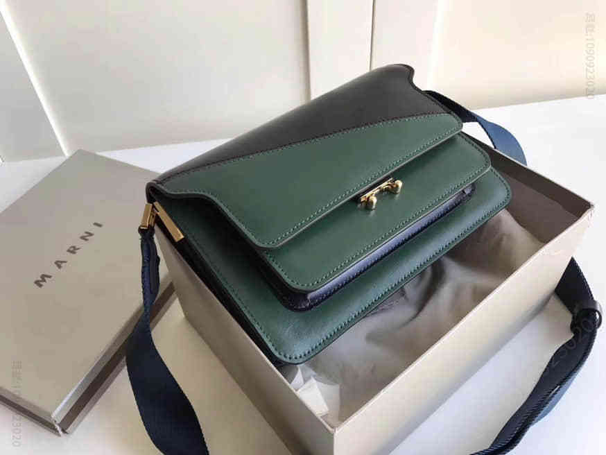 法国代购MARNI/玛尼trunk bag风琴包多层单肩斜斜挎女包