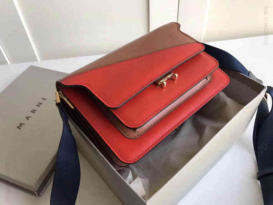 欧洲正品折扣代购Marni Trunk风琴包