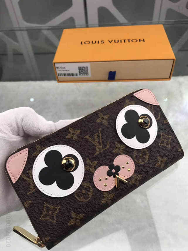 路易威登LV 小狗图案ZIPPY拉链钱夹 M67246