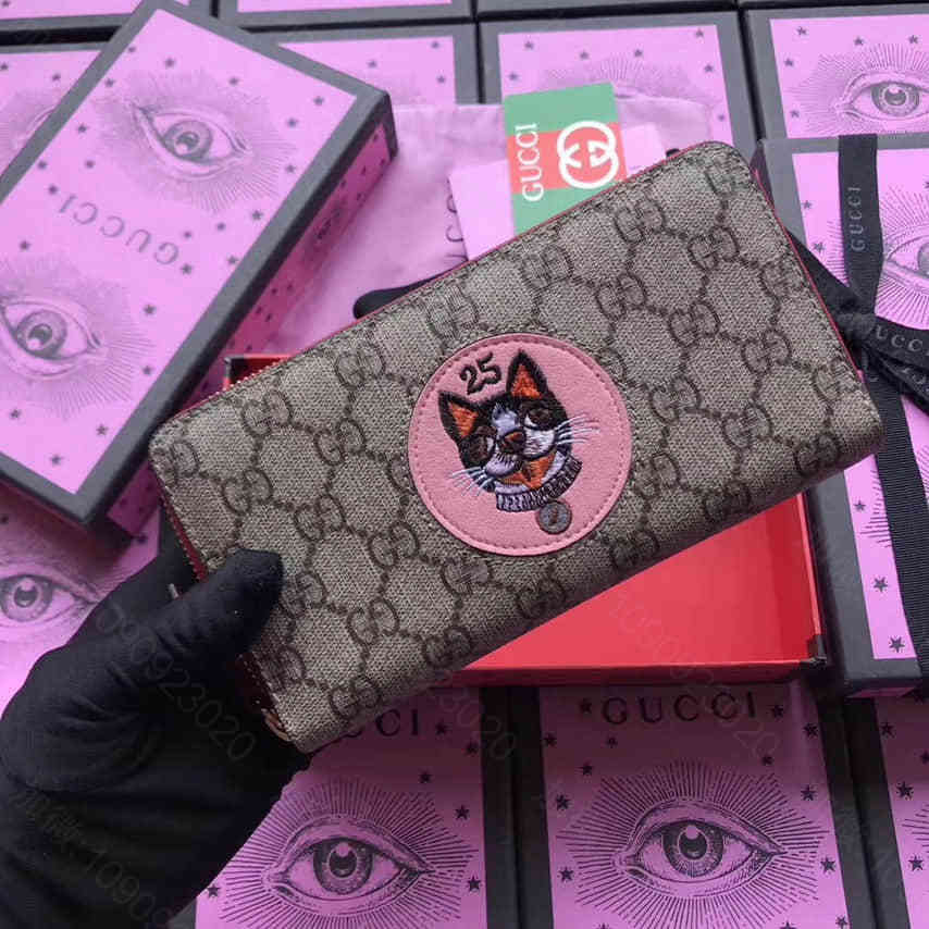 Gucci古驰 /2023早春新款狗头刺绣限量版萌萌拉链钱包506279
