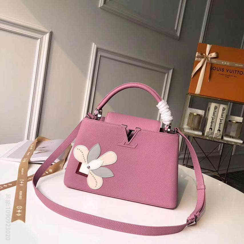 Lv路易威登Capucines M48865花朵 迷你手袋 31CM