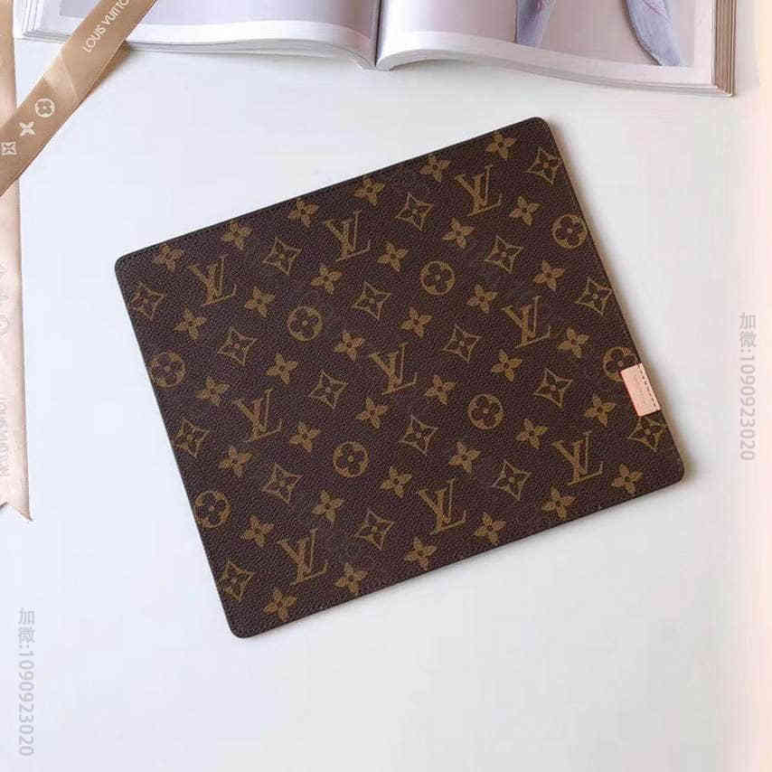 LV/路易威登GASTON鼠标垫 GI0003老花拼黑色