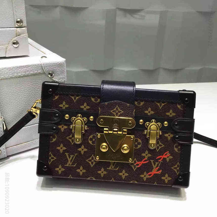 Louis Vuitton M40273 经典旅行箱 时尚代表 老花lv盒子