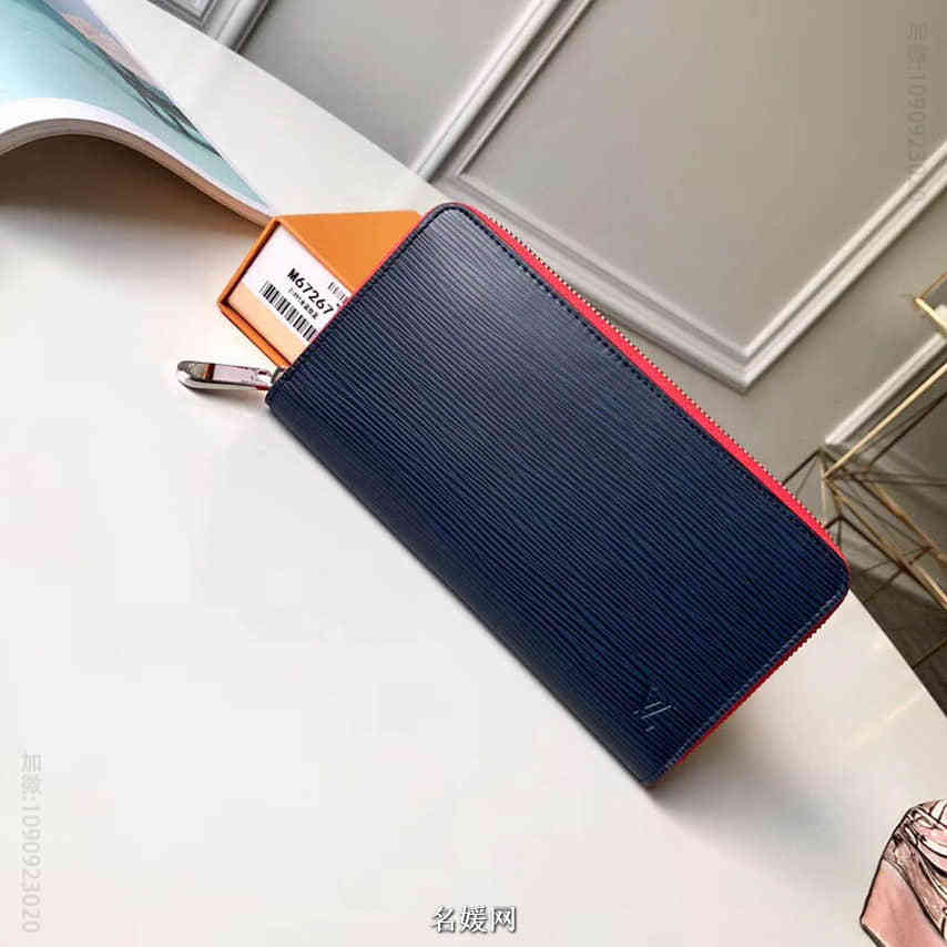 LV/路易威登 配色水波纹Zippy拉链钱夹 M67267
