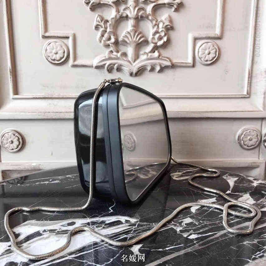 巴黎世家Balenciaga 2023新款后视镜子包 黑色