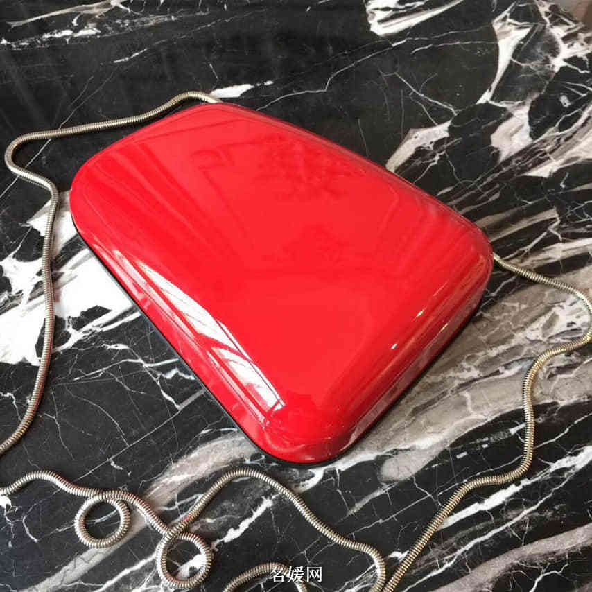 巴黎世家Balenciaga 2023新品后视镜子包 红色