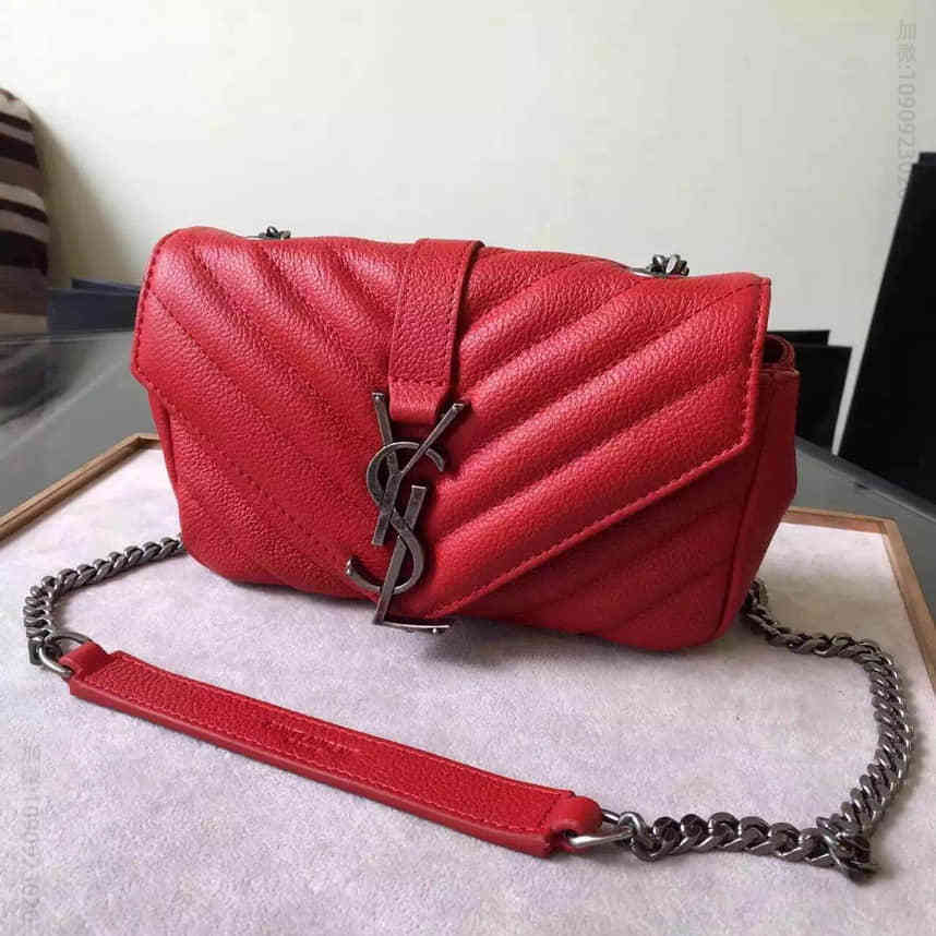 (Saint Laurent) YSL女包 Monogram迷你单肩包 保养ysl包