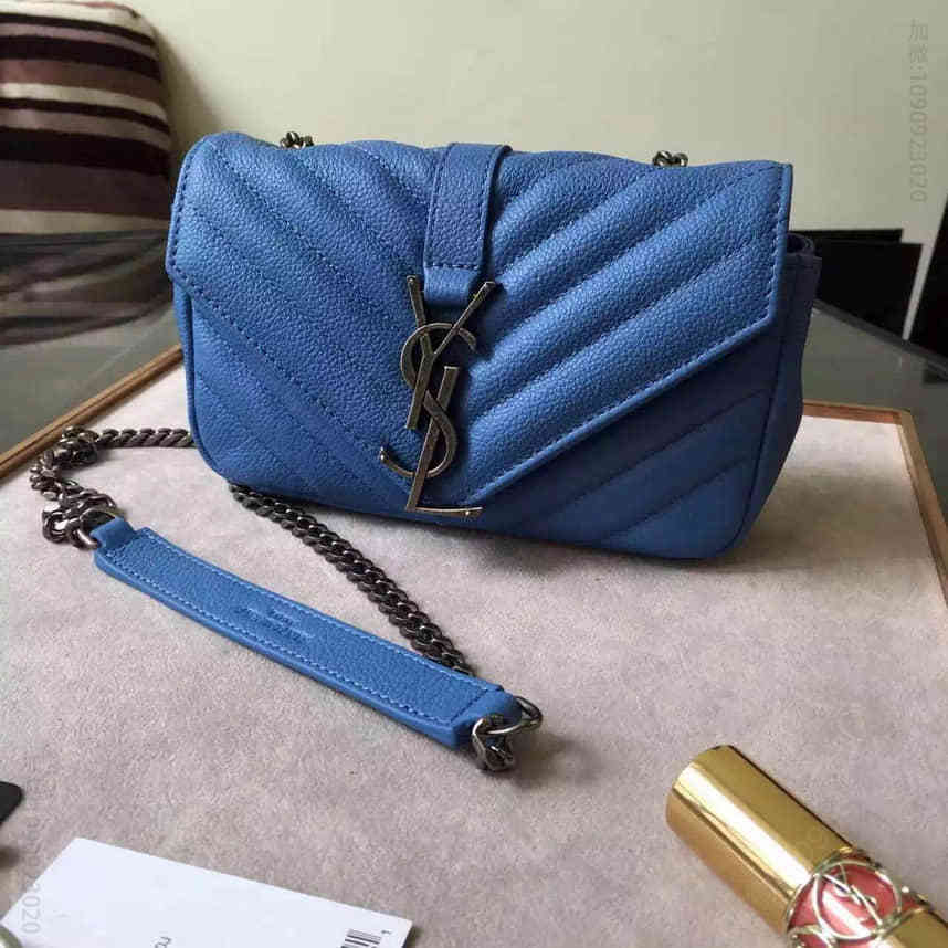 (Saint Laurent) YSL女包 Monogram迷你单肩包 高仿ysl包