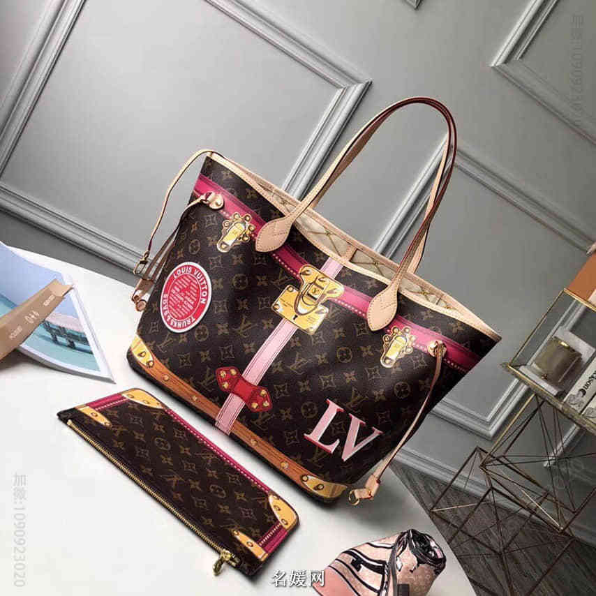 LV/路易威登 女包 购物袋 18新款 NEVERFULL 中号 手提包 M41390