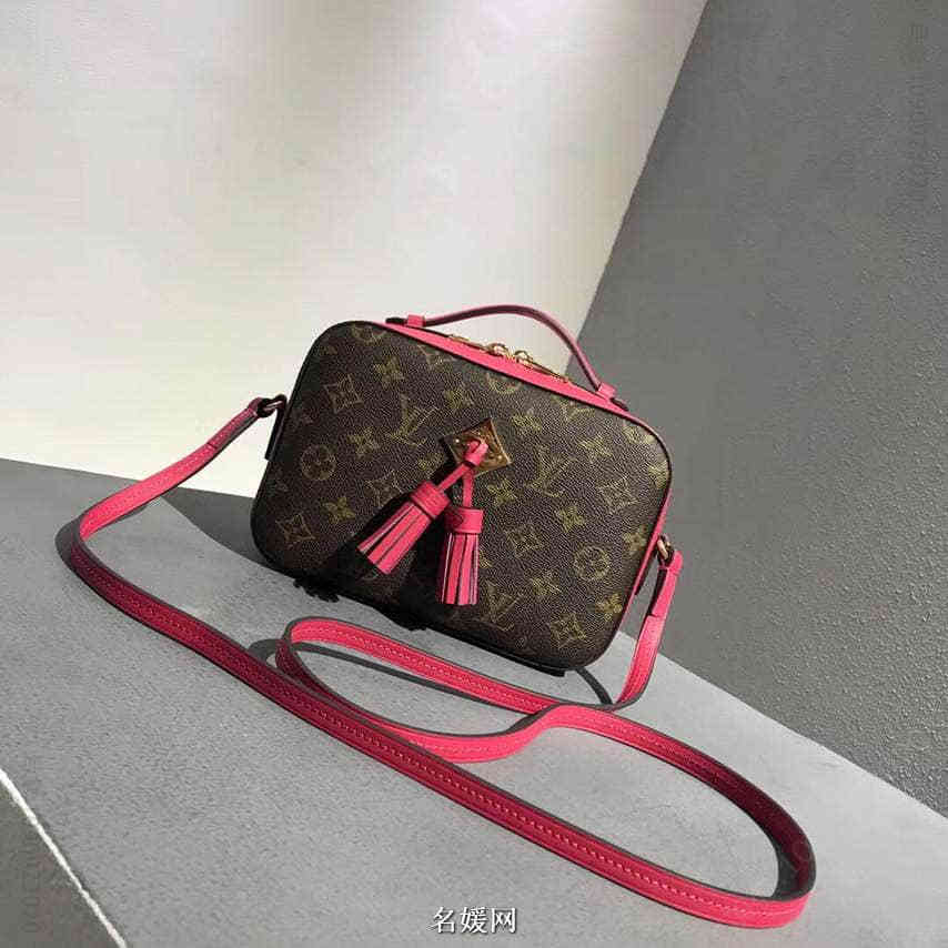 路易威登女包 路易威登女包 LV/路易威登 18新款 Saintonge 拼色相机包单肩斜挎包 M43557 LV单肩女包 LV斜跨包 图片 M43557