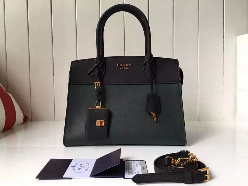 ｛普拉达｝Prada 1BA046 新款Esplanade Saffiano 女士手袋 怎样找广州一比一包包