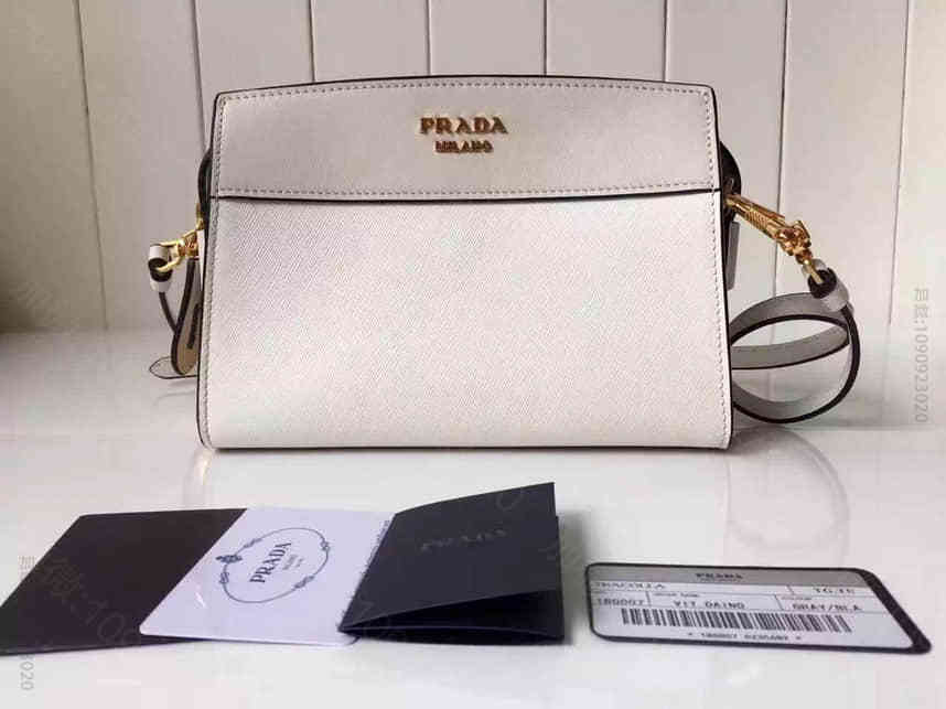 （普拉达）PRADA 1BH043 新款Esplanade Saffiano...