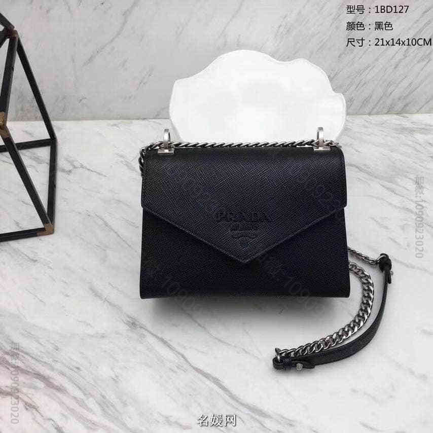 PRADA/普拉达18新款Prada Monochrome 手袋1BD127