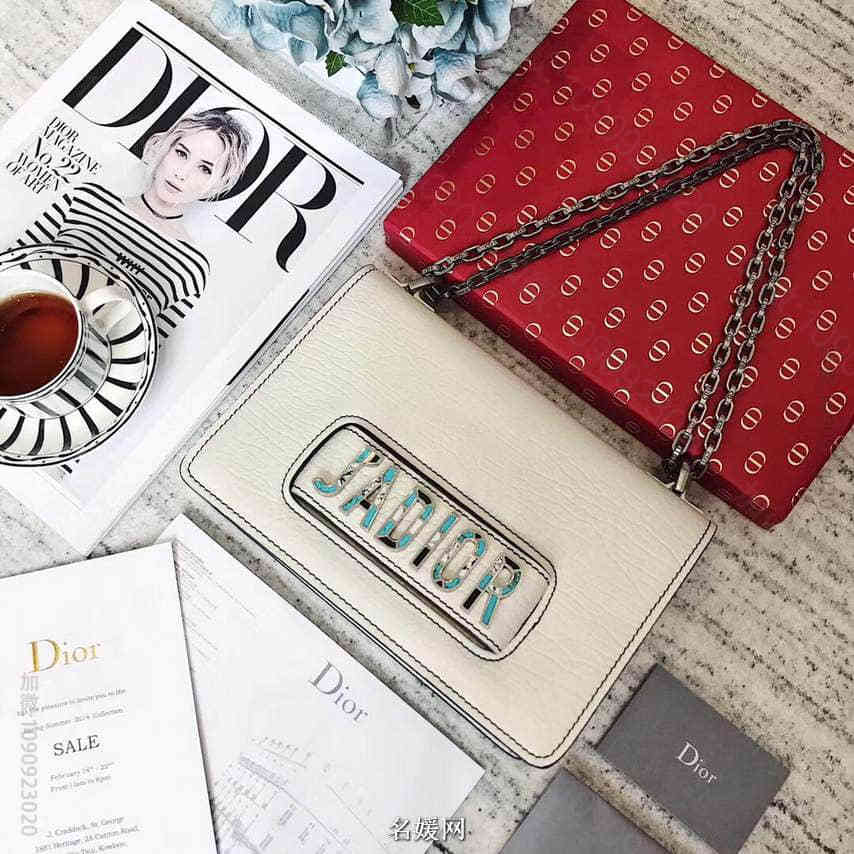 迪奥DIOR Jadior 2023早春新款 绿松石装饰 链条包