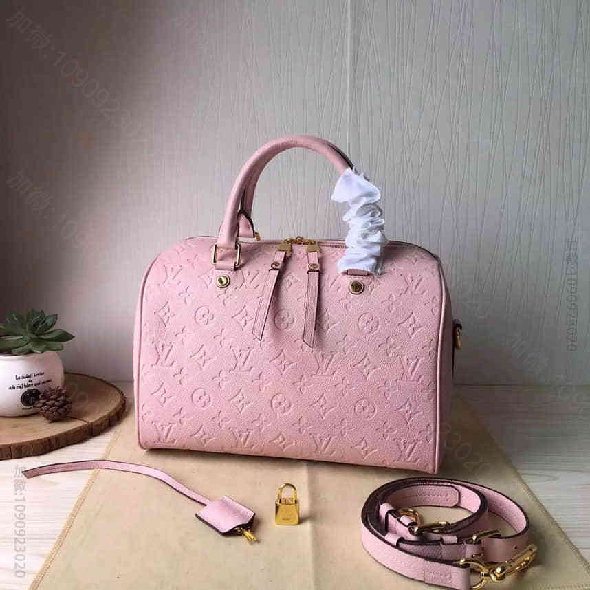 LV M40753粉色 SPEEDY 30系列手袋 a货包包货源