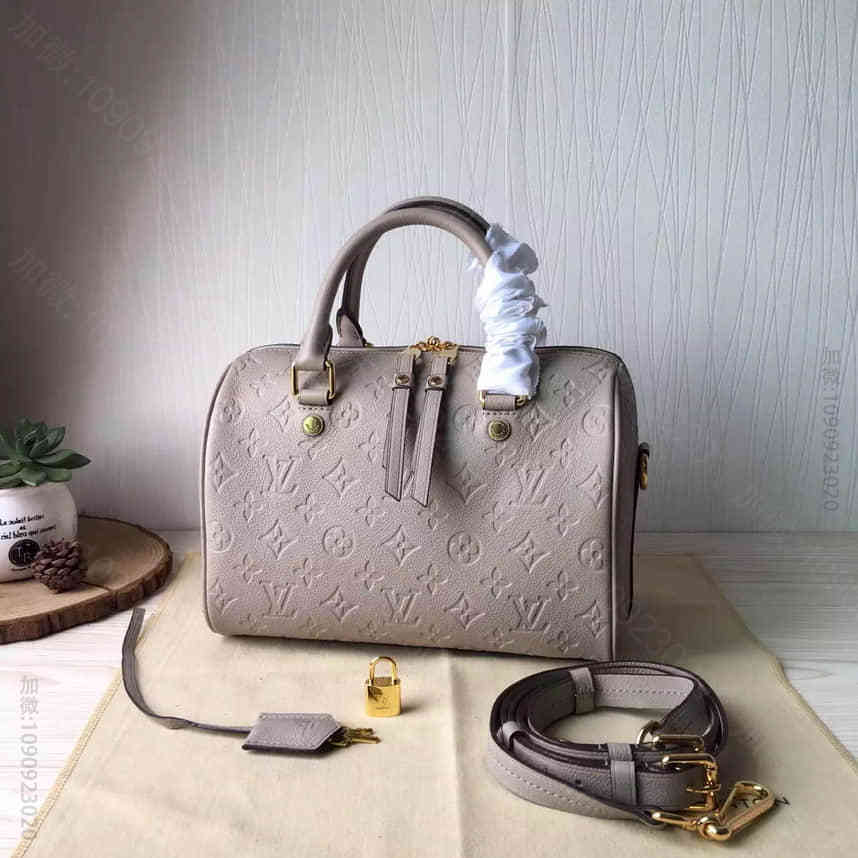 LV M40753灰色 SPEEDY 25系列手袋 a货包包和正品的区别
