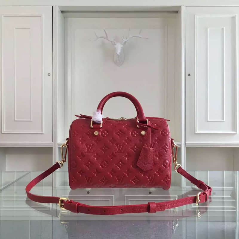 Louis Vuitton M91337 玫红 高精仿包包微信