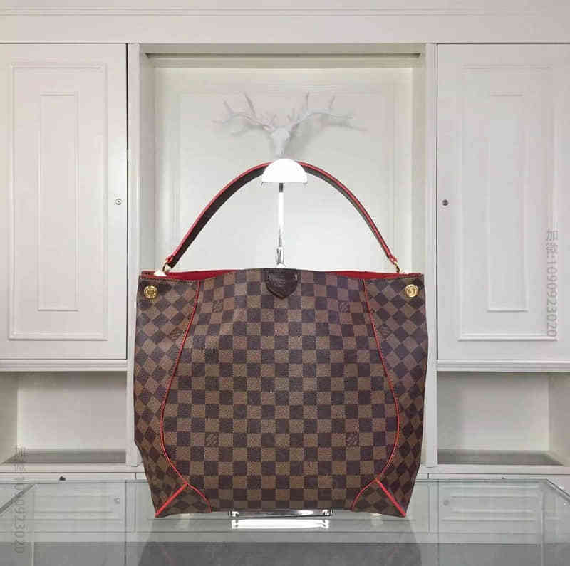 LV M41555 边缘反差染色工艺 重量轻容量大 香奈儿精仿包包厂家