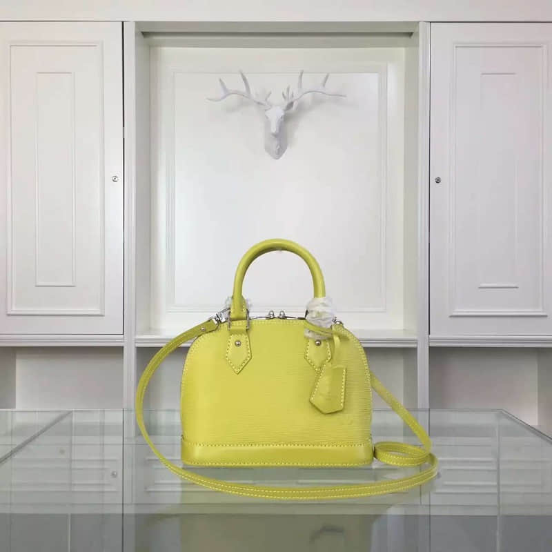 Louis Vuitton LV40301 柠檬黄 水波纹贝壳包小号25cm...