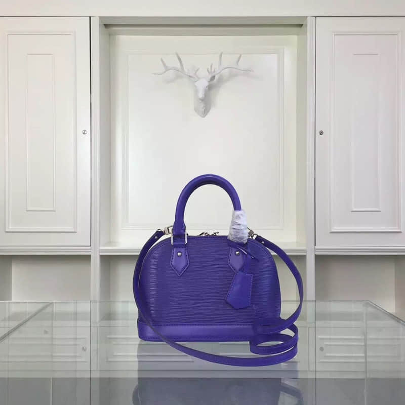 Louis Vuitton LV40301 电光蓝 水波纹贝壳包 奢侈品 高仿包区别