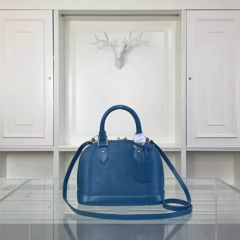 Louis Vuitton LV40301 湖水蓝 水波纹贝壳包 一比一高仿包包批发