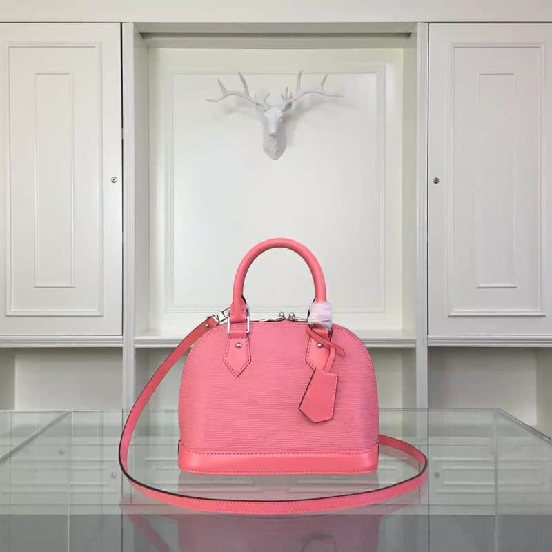 LV女包 Louis Vuitton LV40301 粉色 水波纹贝壳包 北京哪里批发高仿包 