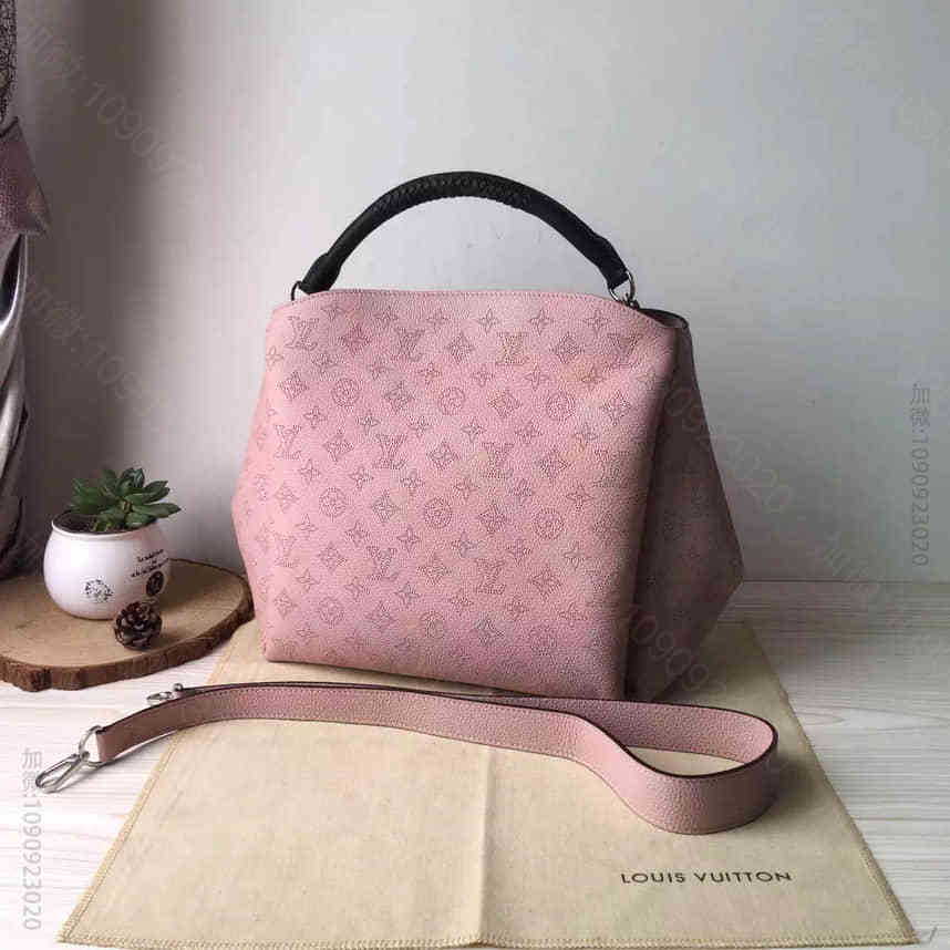 Louis Vuitton LV50031 木兰粉 春夏新款 柔软皮革 编织...