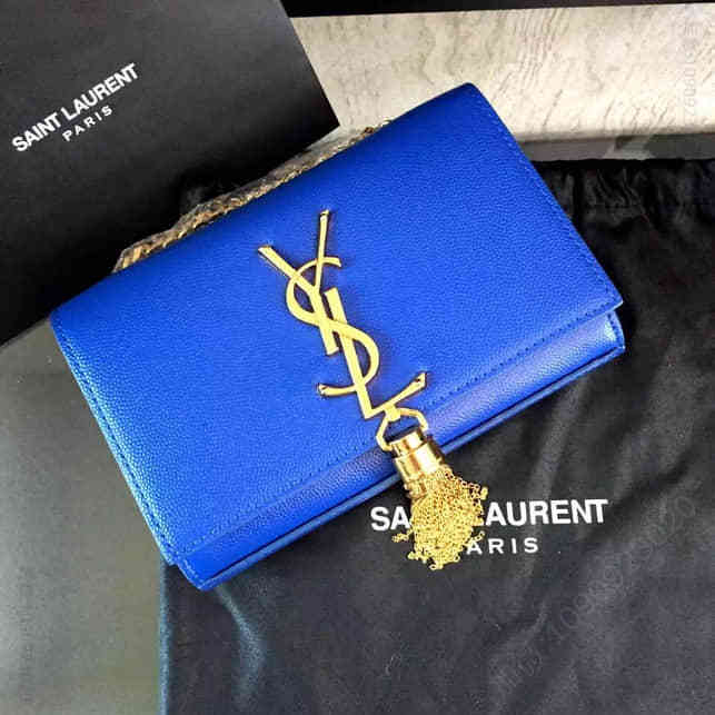 YSL 圣罗兰354120Q 鱼子酱 小号马衔索链条流苏肩背包 高仿包包厂家