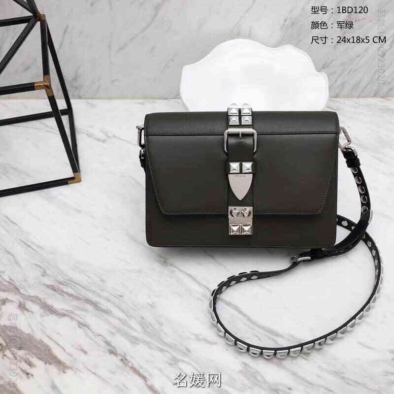 普拉达/Prada Elektra 小牛皮手袋 1BD120