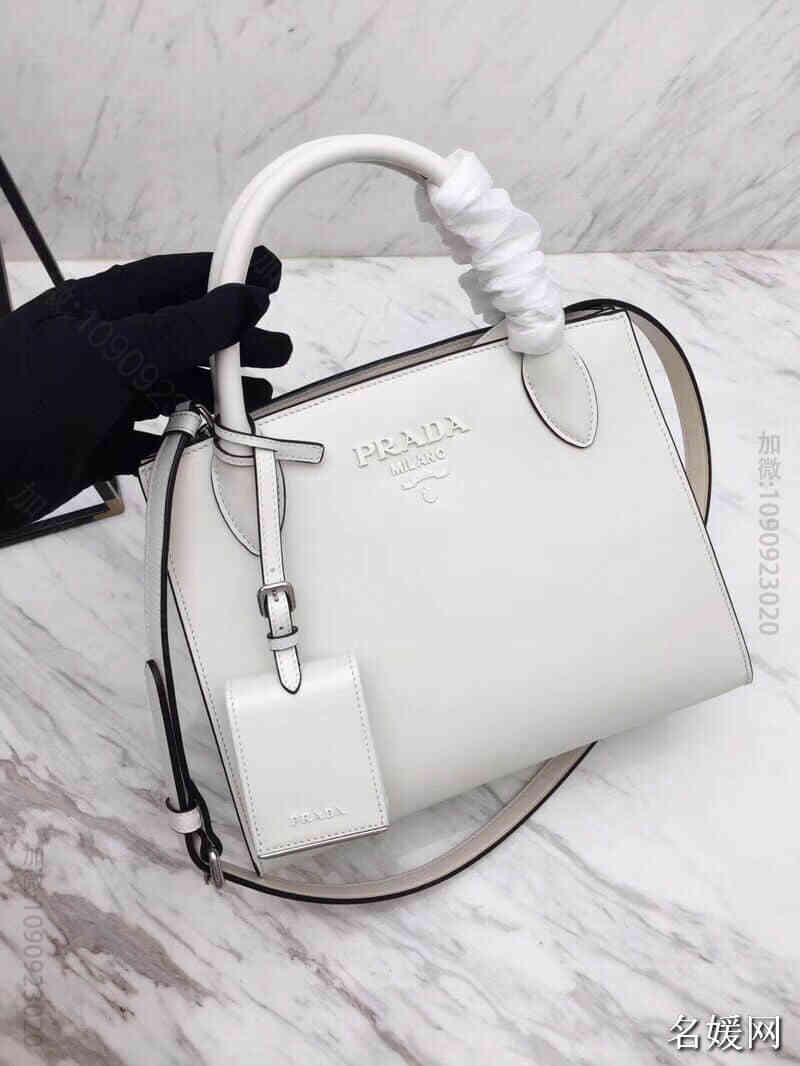 普拉达/ Prada Monochrome 手袋手提包 1BA156