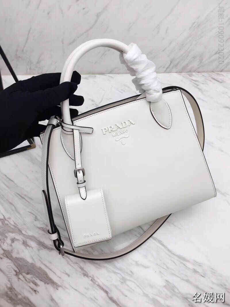 普拉达/ Prada Monochrome 手袋手提包 1BA156