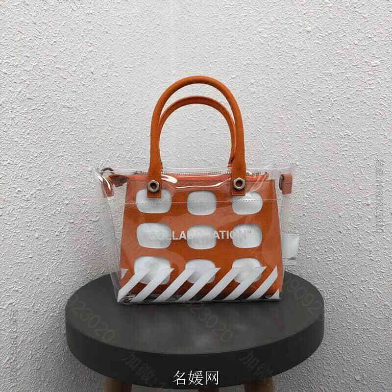 Off-White 18新款 Heron Preston联名包果冻包透明包
