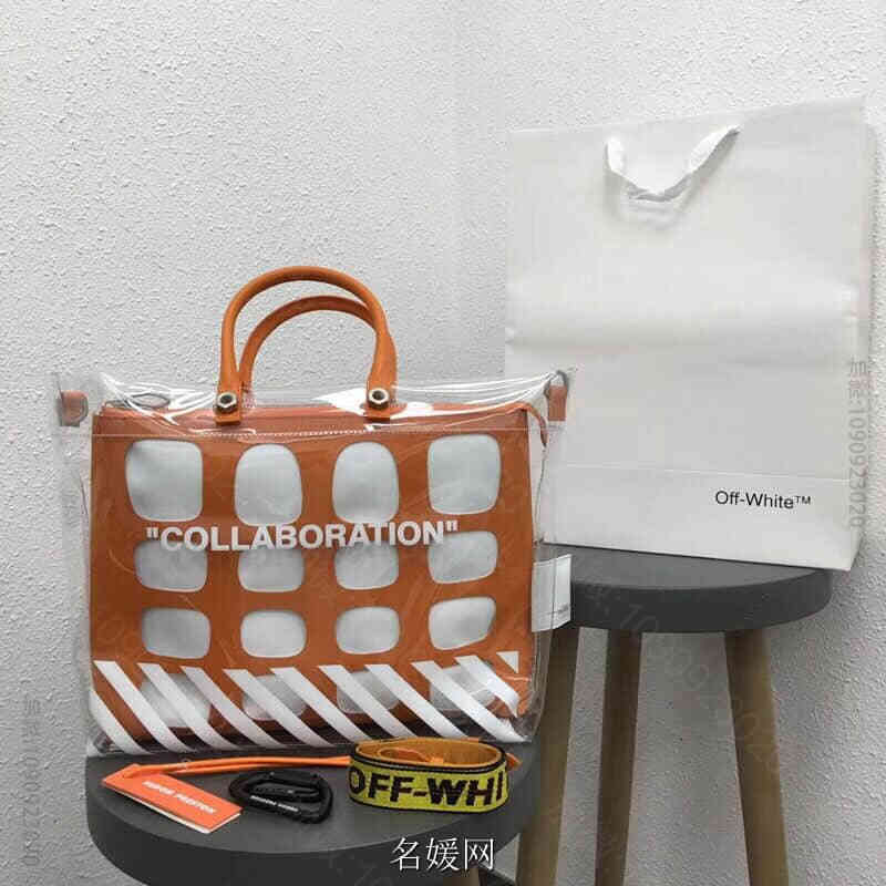 Off-White 18新款 Heron Preston联名包果冻包透明包