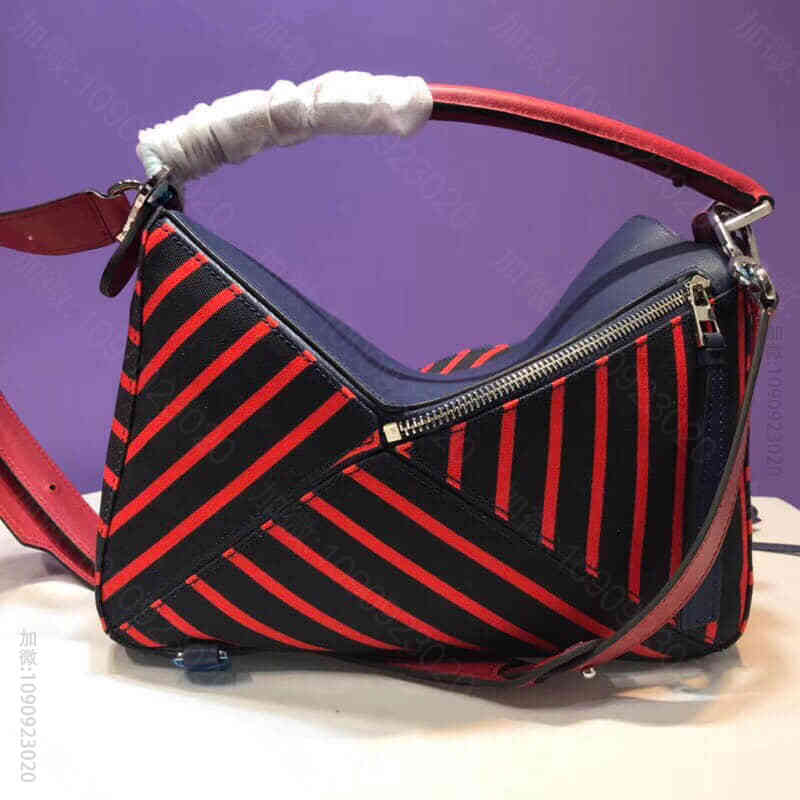 LOEWE/罗意威 18新款Puzzle Fringes Bag系列中号L0...