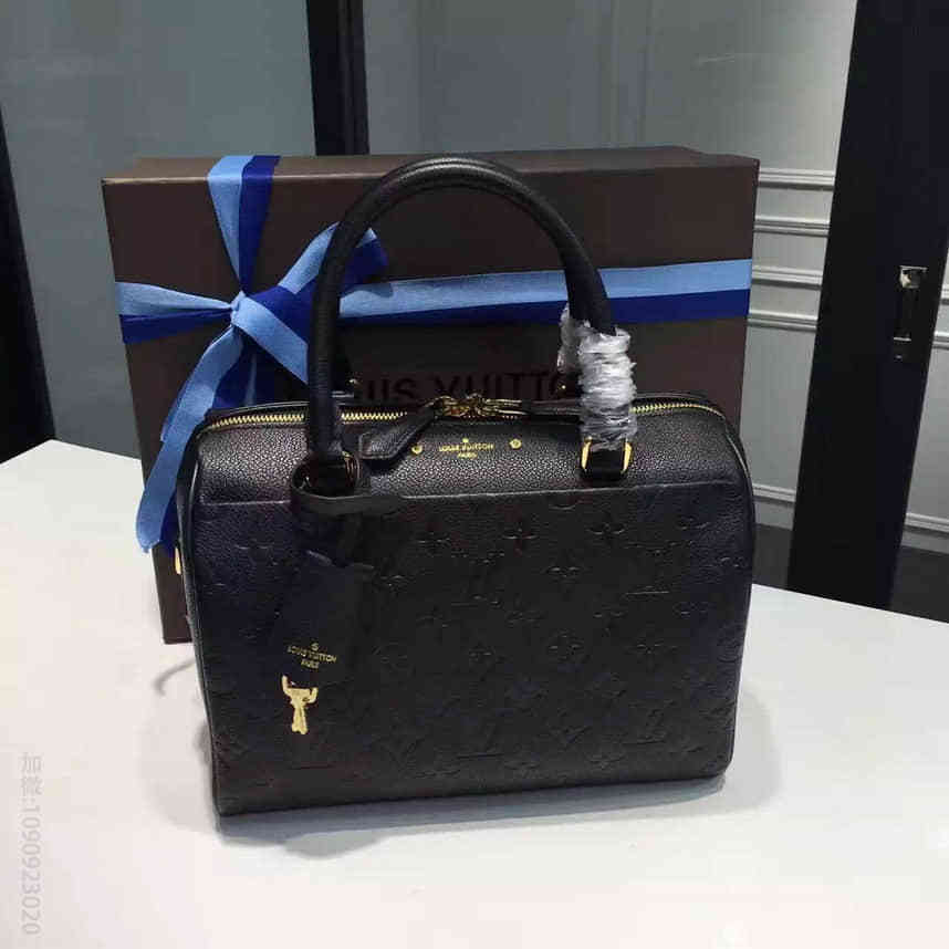 【原单】LV M42401 官网同步新款 Speedy Monogram Empreinte手袋