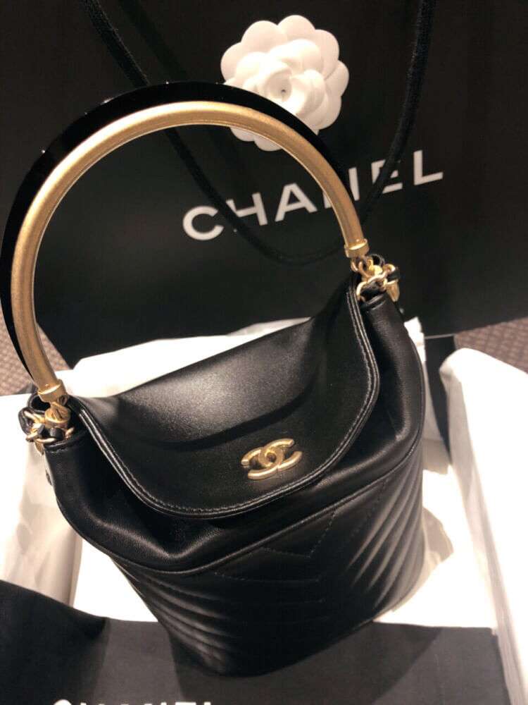 Chanel/香奈儿 18年秋冬新款vintage bucket汉堡系列水桶...