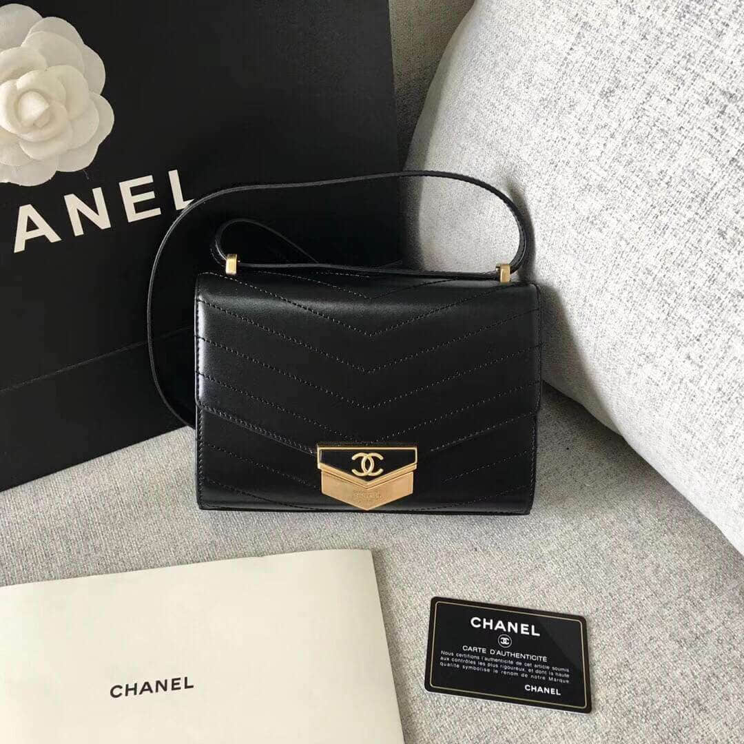 Chanel/香奈儿 2023年新款复古盒子包口盖包 A57490