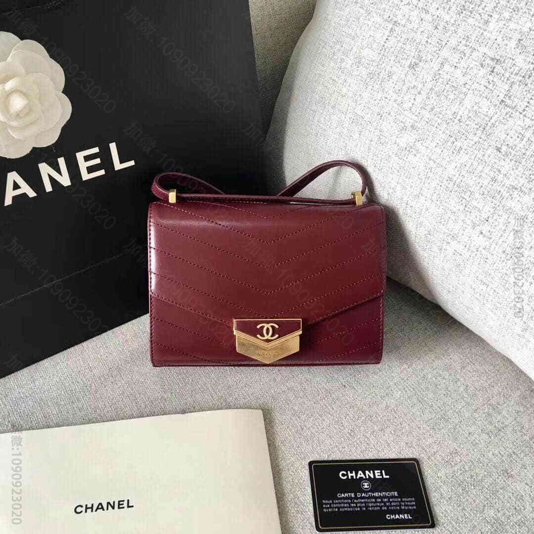 Chanel/香奈儿 2023年新款复古盒子包口盖包 A57490