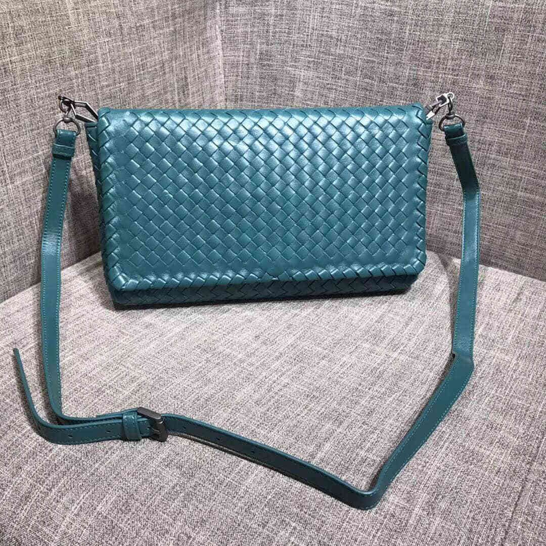 葆蝶家（BottegaVeneta） BV intrecciato羊皮编织斜挎小包 MS3887