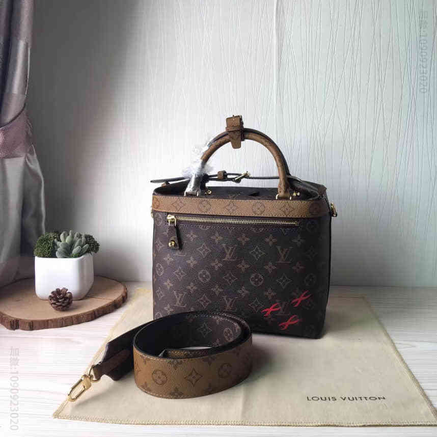 LV2016最新款顶级原单CITY CRUISER 手袋Monogram帆布手提斜挎包M42410