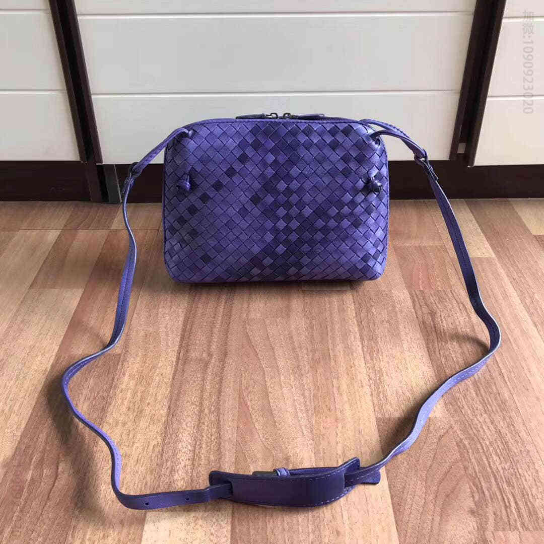葆蝶家（BottegaVeneta） BV 小羊皮编织斜挎女包 MS114