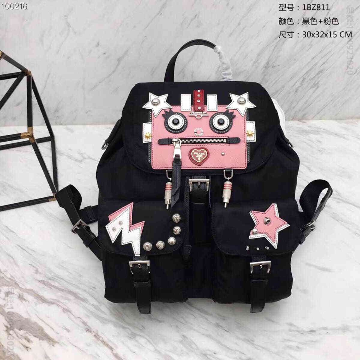Prada/普拉达 机器人双肩背包 1BZ811_ELT_F047K_V_O3O