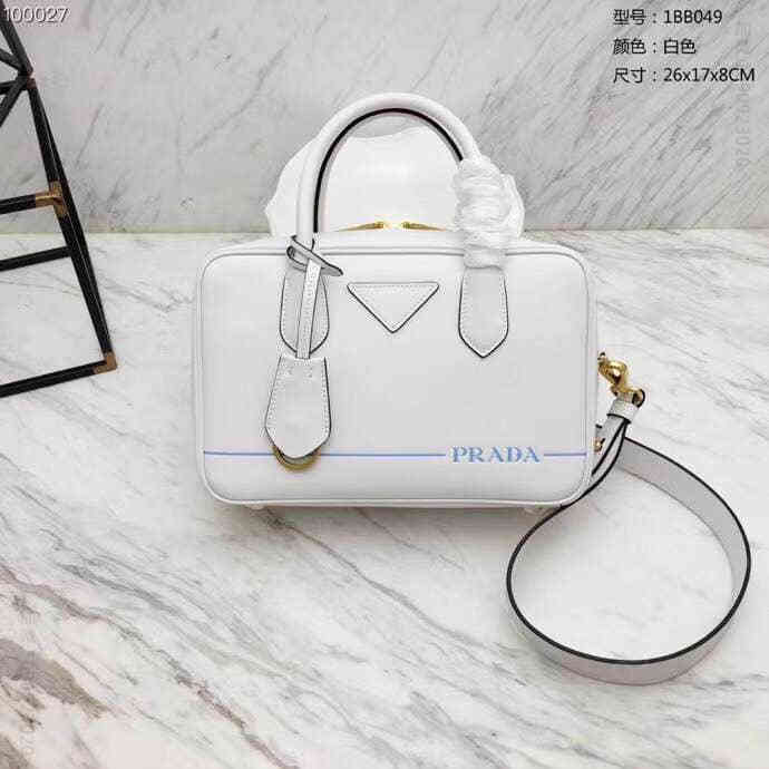 普拉达/Prada Mirage小号皮革手袋 1BB049
