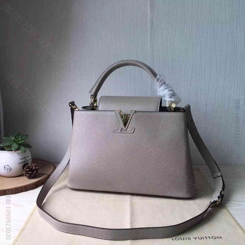 包包店 LV路易威登capucines PM手袋手提斜挎包 M42258